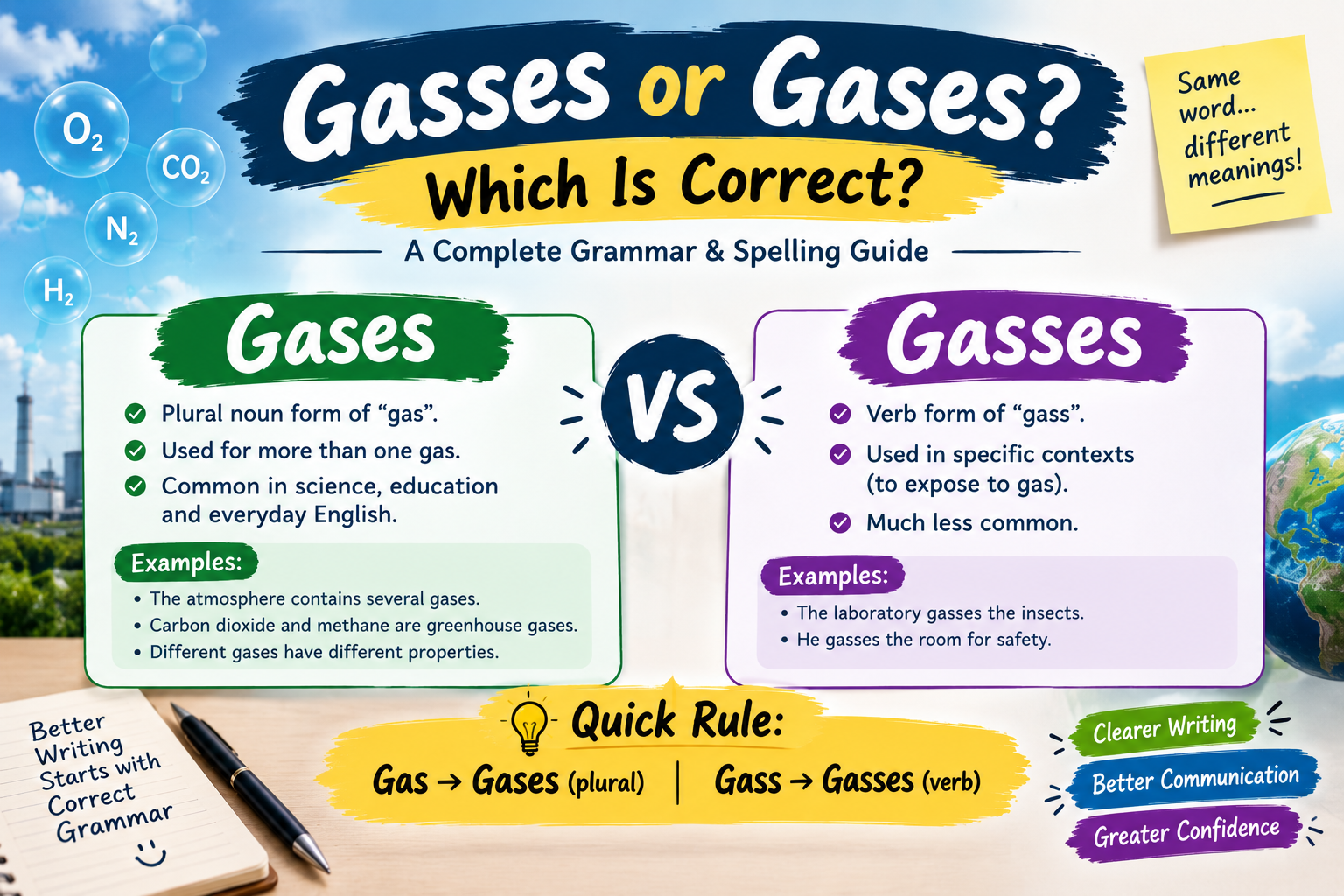 Gasses or Gases: Which Is Correct?