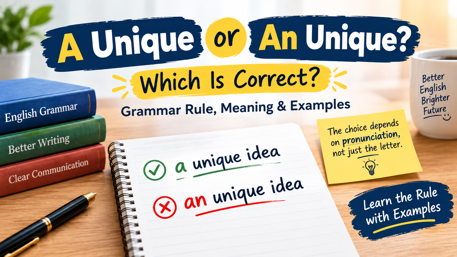 A Unique or An Unique? Which Is Correct? Grammar Rule & Examples