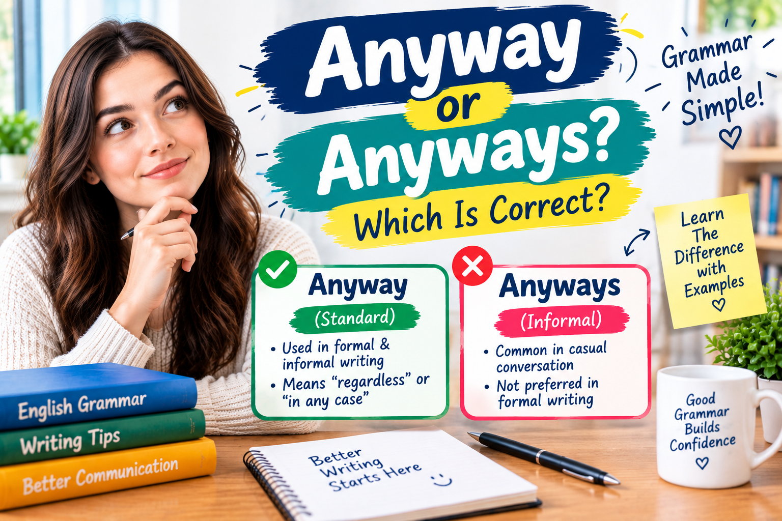 Anyway or Anyways: Which Is Correct?