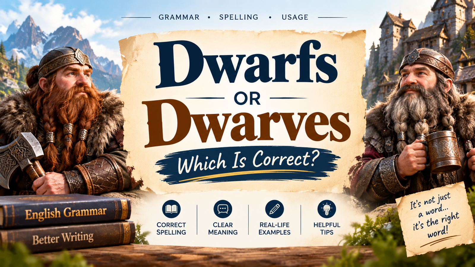 Dwarfs or Dwarves: Which Is Correct?