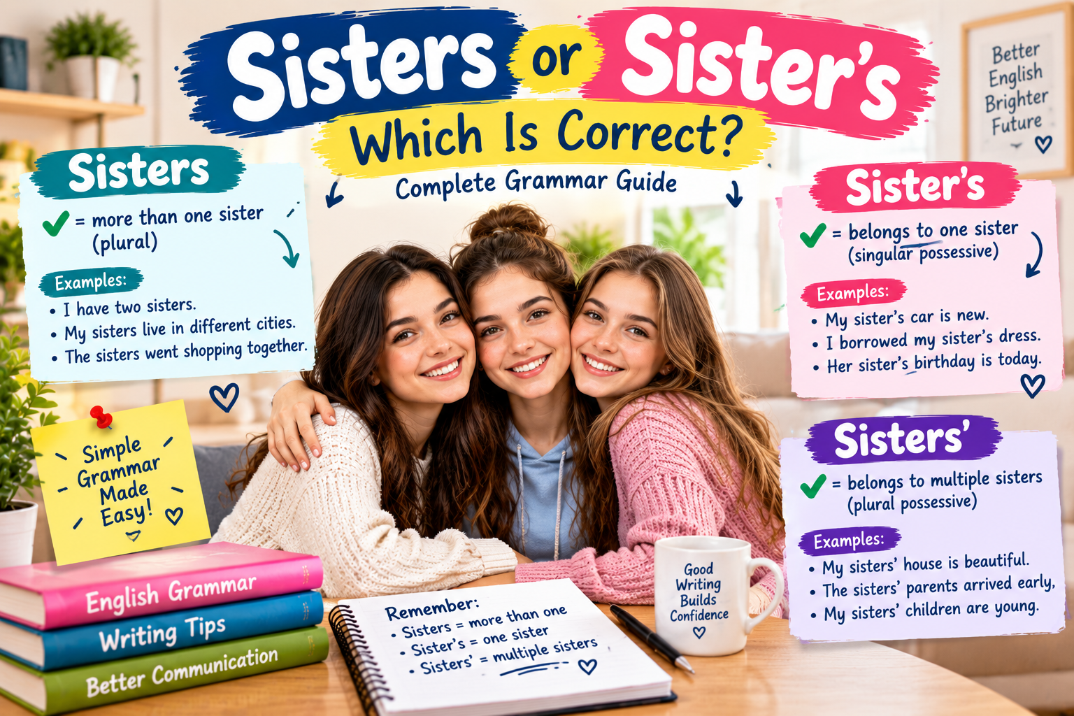 Sisters or Sister's: Which Is Correct?