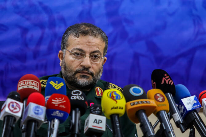 Israel military says killed Iran’s Basij paramilitary chief in strike