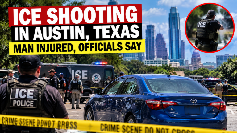 ICE Shooting in Austin Texas: Man Injured, Officials Say