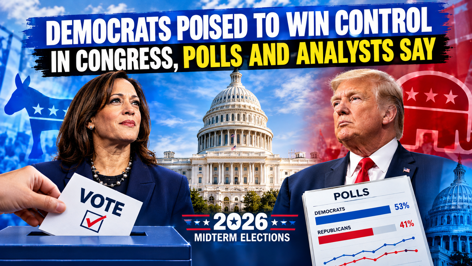 Democrats poised to win control in Congress