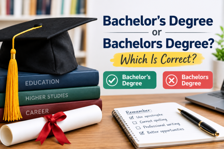 Bachelor’s Degree or Bachelors Degree: Which Is Correct?
