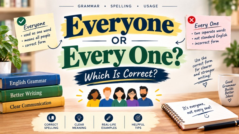 Everyone or Every One: Which Is Correct?